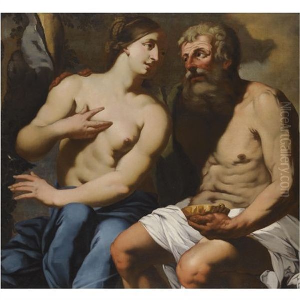 Lot With One Of His Daughters - view 1