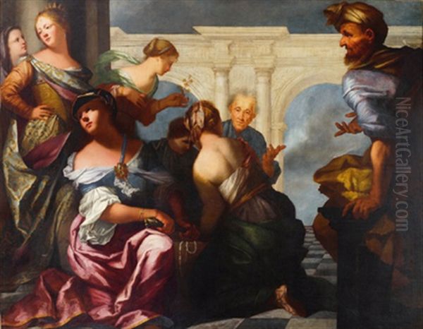 Achilles Unter Den Tochtern Des Likodemes - view 1