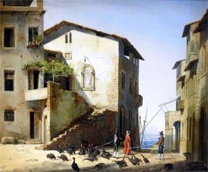 Ansicht Von Nettuno Bei Rom by Michael Neher