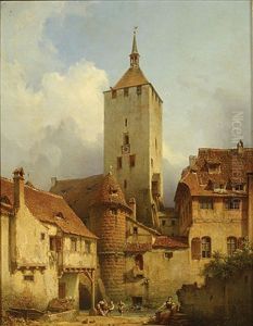 Der Weisse Thurm In Nurnberg by Michael Neher