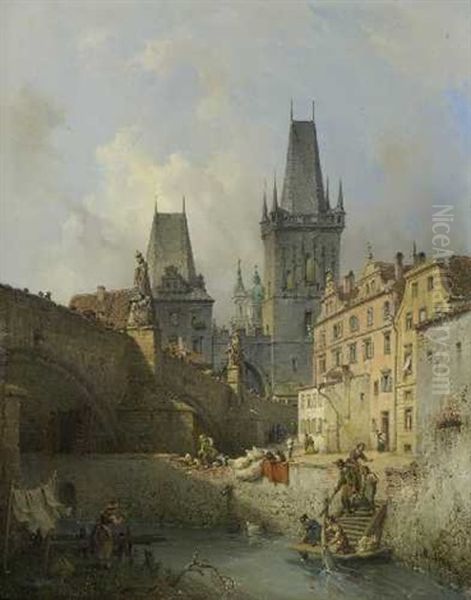 Die Bruckenturme In Prag - view 1