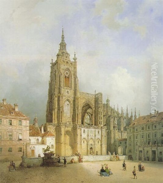 Der Veitsdom Auf Dem Hradschin, Prag - view 1