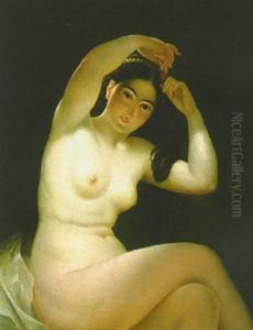 Pitkatukkainen Nainen by Timoleon Carl von Nehf