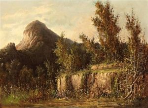 Paisaje Mallorquin, (puig De Galatzo ?) by Juan O. Neillev