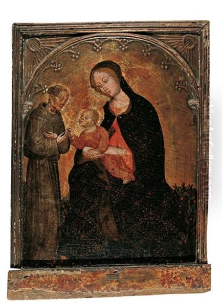 Die Madonna Mit Dem Kind Und Dem Hl. Franziskus - view 1