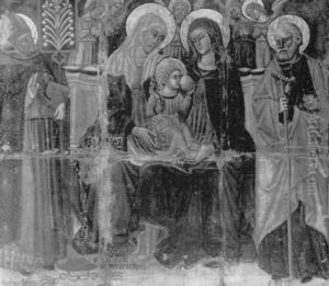The Madonna And Child With Saints Bonaventura, Anne And     Joseph