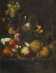 Fruchtestillleben by Martinus Nellius
