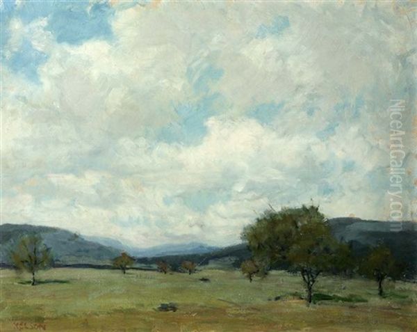 Clouds In A Summer Landscape - view 1