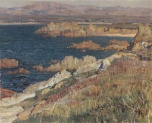 A Coastal View, California by Ernest Bruce Nelson