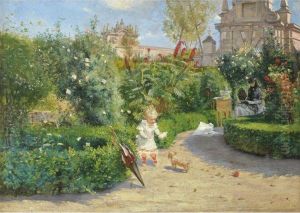 The Murillo Gardens, Seville by Hugo Birger