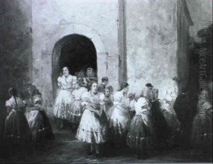 Nach Dem Kirchgang by Gyertyanyi Nemeth