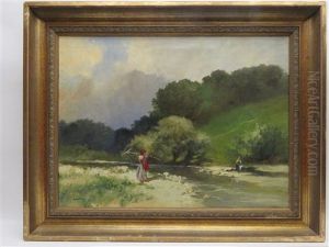 Bauerinnen Am Fluss Bauerinnen Am Fluss