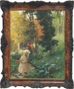 Spaziergang Im Wald by Antal Neogrady
