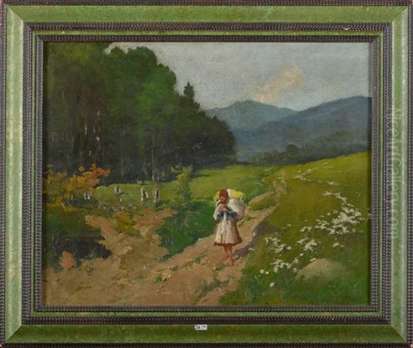 Fermiere Sur Un Chemin De Campagne - view 1