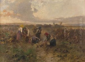 Frauen Bei Der Ernte Frauen Bei Der Ernte