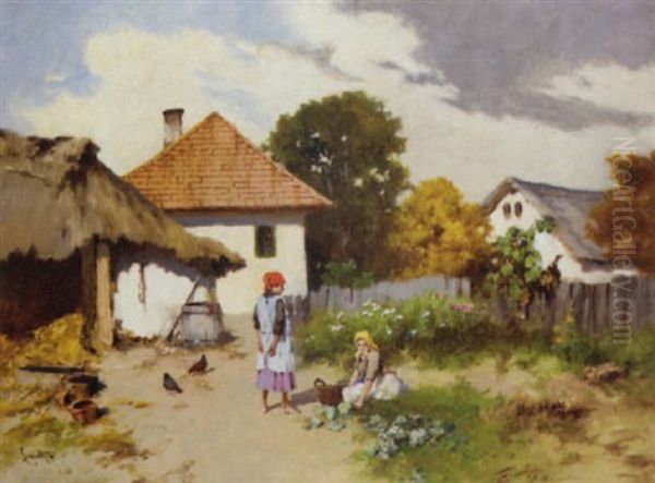 Picking Vegetables - view 1