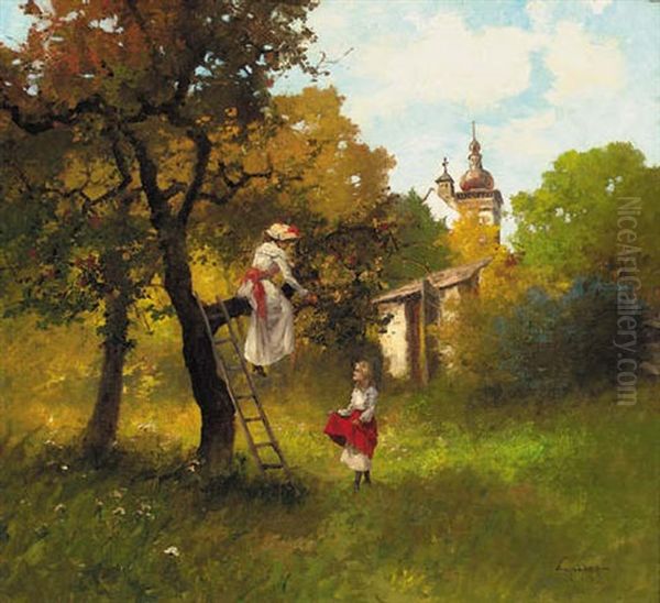 Picking Apples - view 1