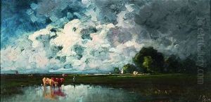 Sommergewitter Uber Dem Dachauer Moos