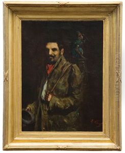 Organ Grinder With Monkey