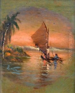 Untitled (samoan Sailboat At Sunset) Untitled (samoan Sailboat At Sunset)