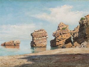 Due Fratelli, Ischia by Friedrich Nerly the Younger