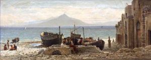 The Coast Of Capri by Friedrich Nerly the Younger