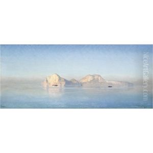 View Of Capri by Friedrich Nerly the Younger