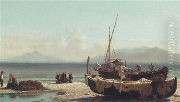 Fishing Boats On The Neapolitan Coast - view 1
