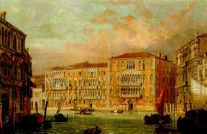 The Grand Canal, Venice by Friedrich Nerly the Younger