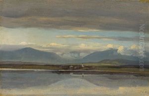 Blick Auf Seeshaupt Am Starnberger See by Friedrich Nerly