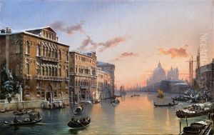 Winter On The Canal Grande With Santa Maria Della Salute