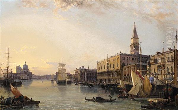 Venedig Mit Dogenpalast Und Isola Di San Giorgio Maggiore - view 1
