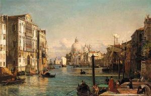 Der Canale Grande, Venedig (the Grand Canal, Venice) by Friedrich Nerly