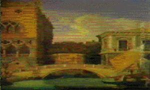 Venezia. Blick Vom Wasser Auf Gondeln, Den Dogenpalast Links, Die Hauserschlucht Am Rio Di Palazzo... by Friedrich Nerly