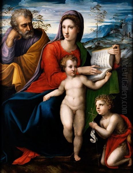 Heilige Familie Mit Johannesknaben - view 1