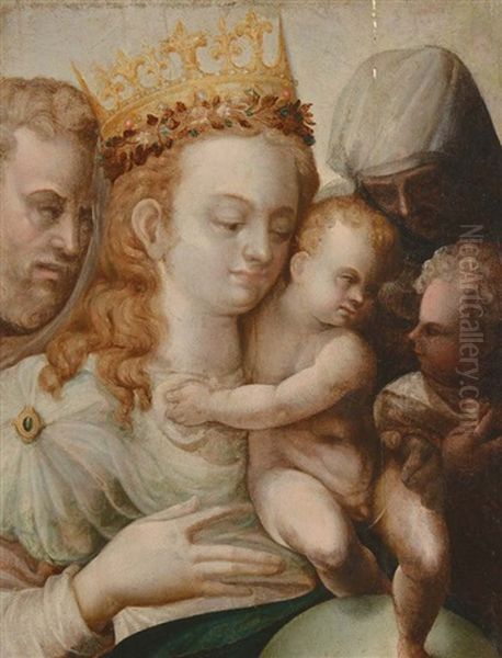 Sacra Famiglia Con S.giovannino E Santa Caterina Da Siena - view 1