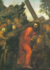 Gesu Porta La Croce Aiutato Dal Cirenaico