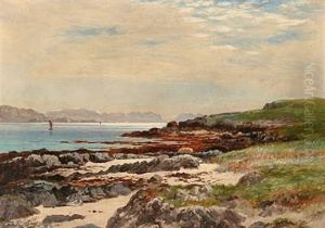 Iona Looking South - Coastal Scene From The Island Of Iona, Scotland by John Nesbitt