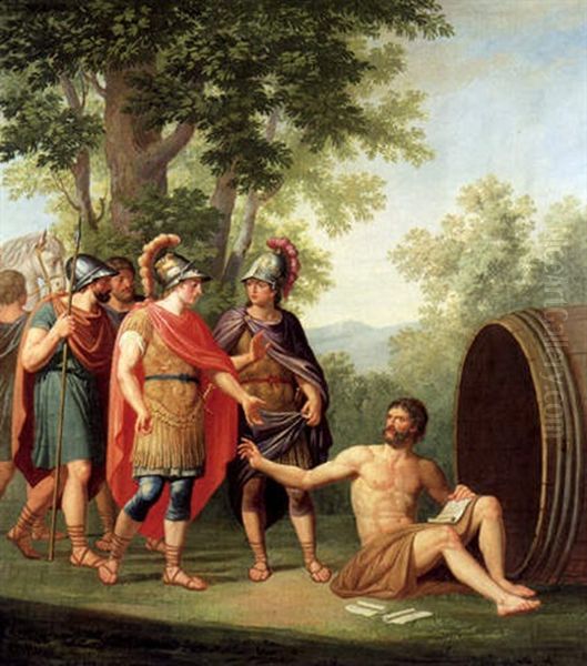 Begegnung Von Alexander Dem Grosen Mit Diogenes - view 1