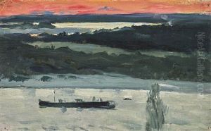 Volga by Mikhail Vasilievich Nesterov