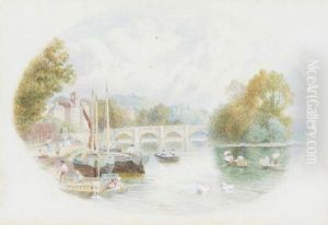 Richmond Bridge by Foster Birkett