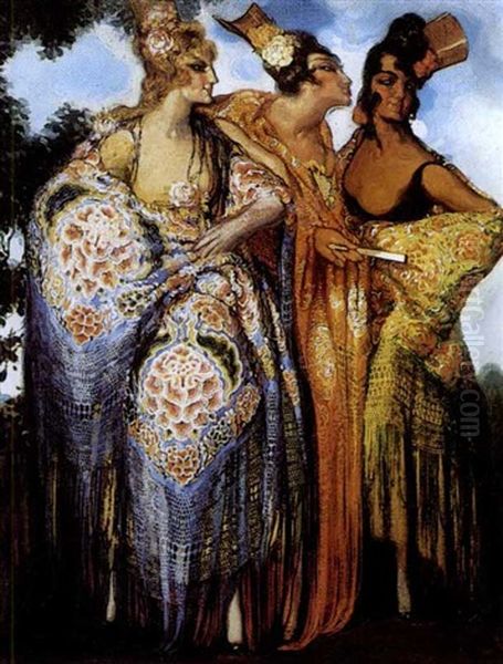 Three Spanish Dancers - view 1
