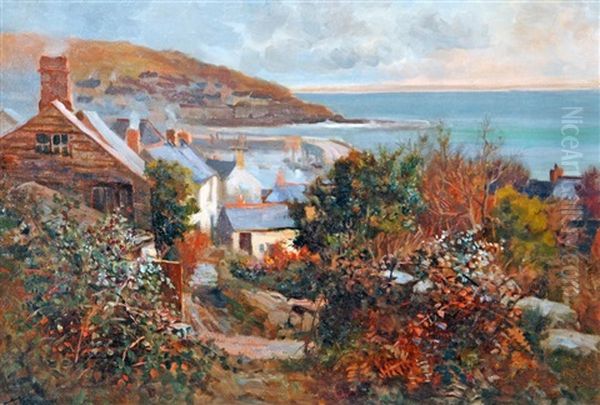 Autumnal View Of Mousehole, Cornwall - view 1