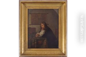 The Scholar by Caspar Netscher