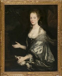 Retrato De Una Joven by Caspar Netscher