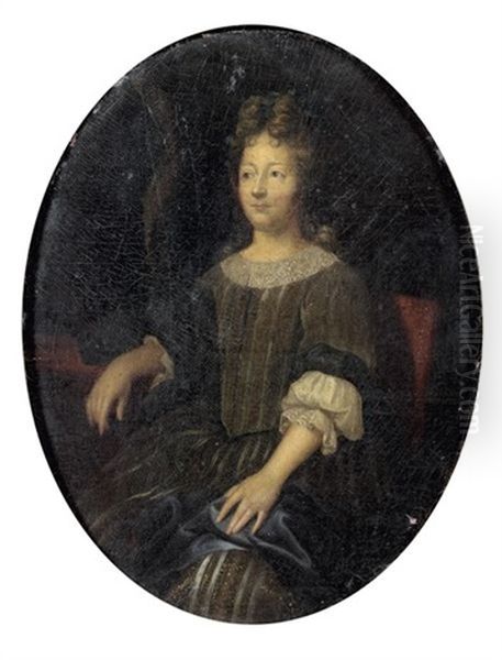 Portrait De Jeune Femme Assise - view 1