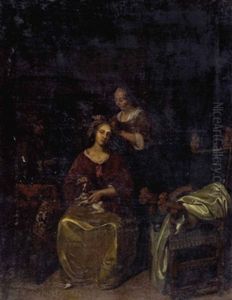 Dame Bei Der Toilette (copy By Paul Poetzsch)