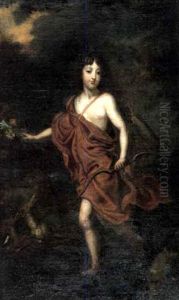 Jeune Chasseur by Caspar Netscher