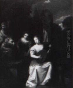 The Invocation Of Venus by Caspar Netscher