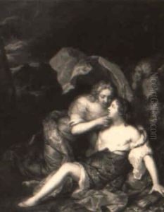 Jupiter And Callisto by Caspar Netscher
